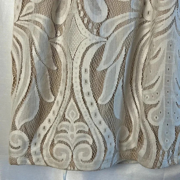 Anthropologie White Strapless Dress - Picture 15 of 16